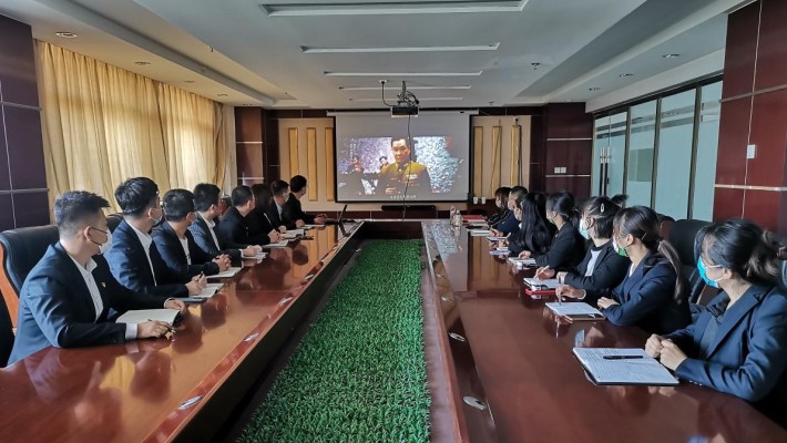 “慶國慶、祖國頌，學司史、知司情”裝備公司團委組織召開主題學習活動